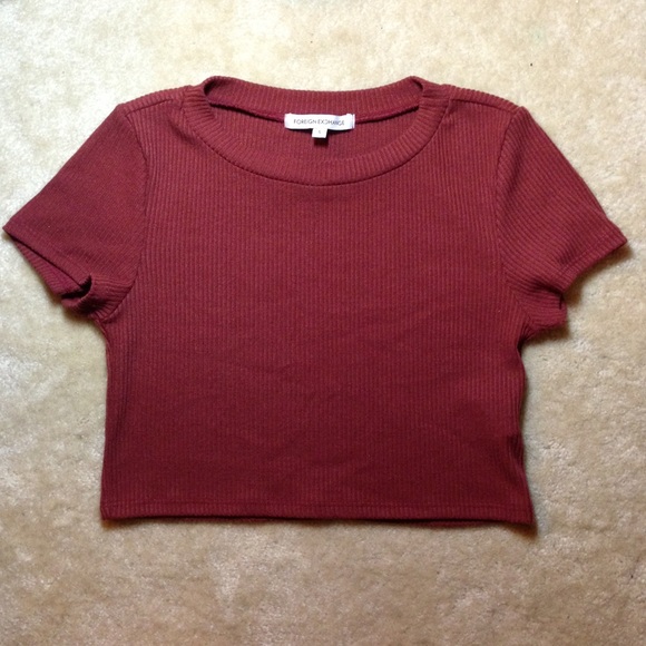 Two Ribbed Crop Tee - Picture 3 of 4