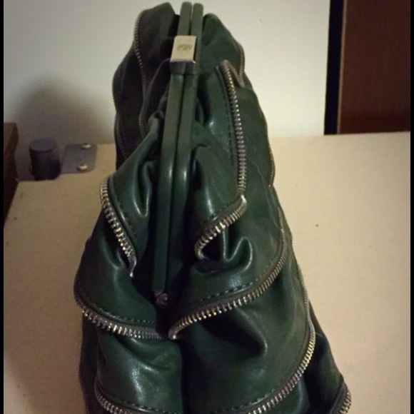 BCBGeneration Zip Ruffle Convertible Clutch - Picture 2 of 3