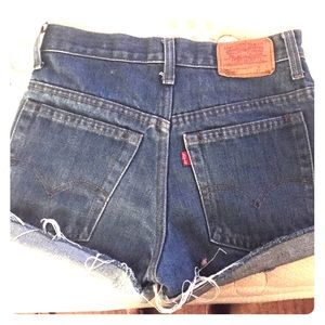 Vintage Levi high waisted shorts