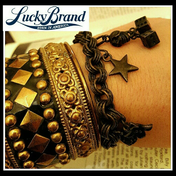 ✔SOLD ✔LUCKY BRAND CHARM BRACELET UNIQUE - Picture 2 of 4