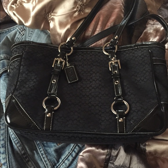 Coach black purse