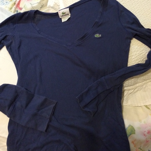 Lacoste blue shirt