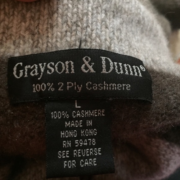 Cashmere zip up Pullover Sweater - Picture 3 of 3