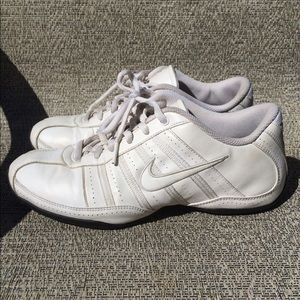 Nike white leather sneakers