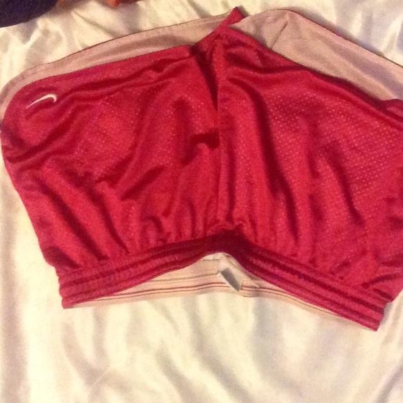 Pink mesh Nike shorts