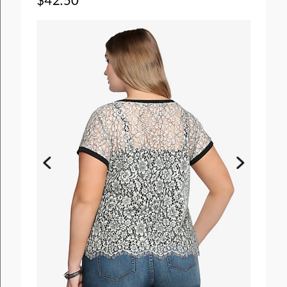 Torrid Lace Top - Picture 2 of 4