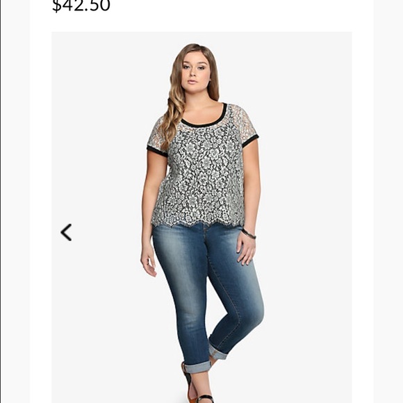Torrid Lace Top - Picture 3 of 4