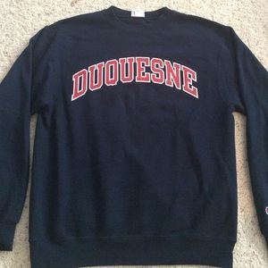 📓Duquesne University Navy Crew Neck