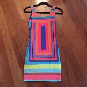 Sexy Color block dress
