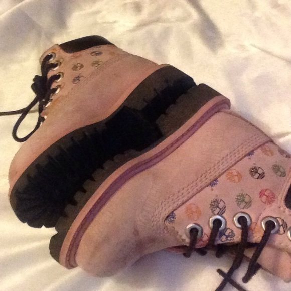 Pink baby Timberlands