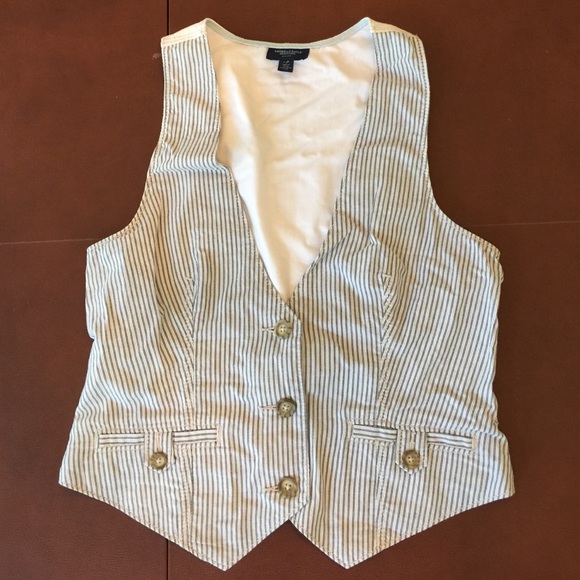 Pinstriped Vest