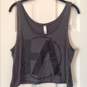 Hoodie Allen crop tank top