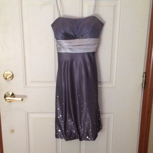Jump Apparel gray Homecoming Dress