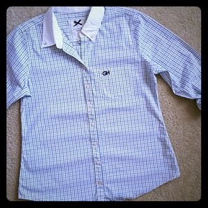 Gilly Hicks Classic Checkered Polo Shirt