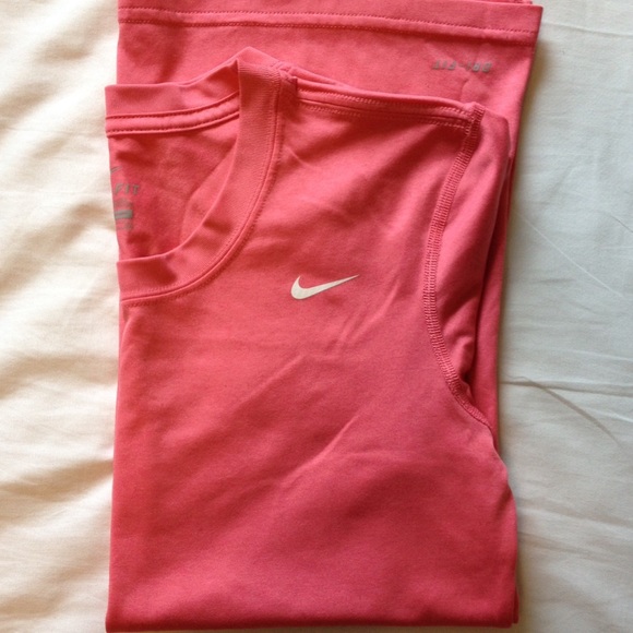 Pink/Salmon Nike dri fit top