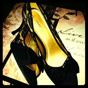 Lace heels