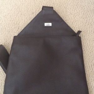 The SAK.  Leather, single strap shoulder bag