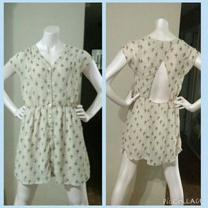 Open back blouse