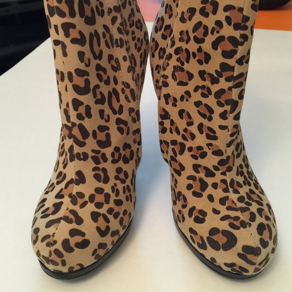 Animal Print Bootie Colin Stuart Size 5 New - Picture 4 of 4