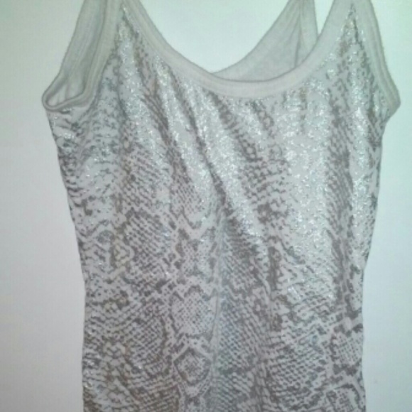 silver patterned cami - Picture 1 of 3