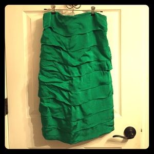 Zara green cocktail dress