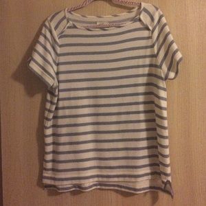 Terry cloth lightweight high low sweater