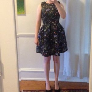 Dark floral dress