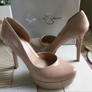 Jessica Simpson Walea Patent Pumps