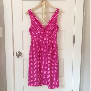 Silk Pink Polka Dot J.Crew Dress, 6