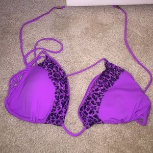 Victoria secret pink purple bikini top