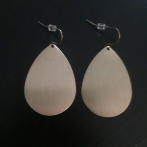 Gold drop earrings