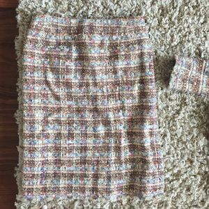 Chanel tweed skirt