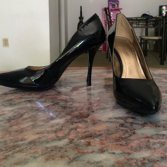 Black high heels