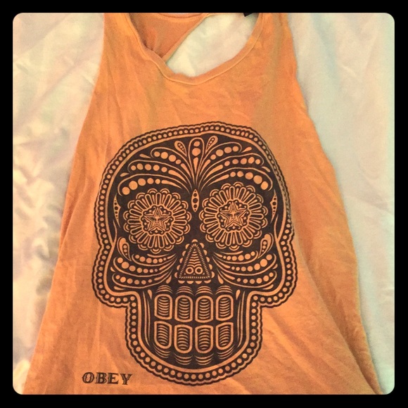 OBEY open back tank top