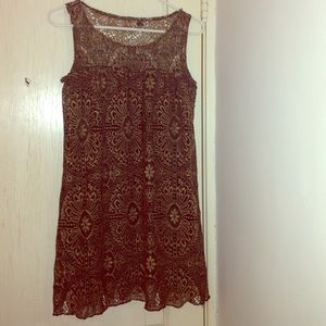 gorgeous black and gold dress