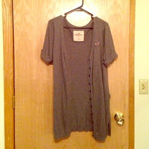 Hollister Gray Cardigan