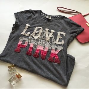 LOVE PINK Victoria's Secret short sleeve top