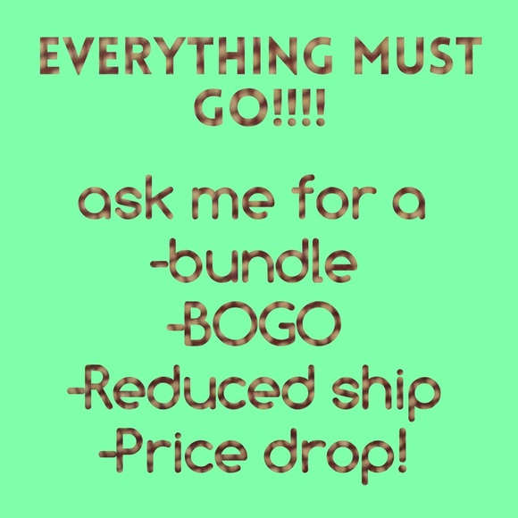 EVERYTHING MUST GO🎉🎉