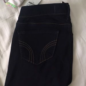 hollister darkest wash jeggings