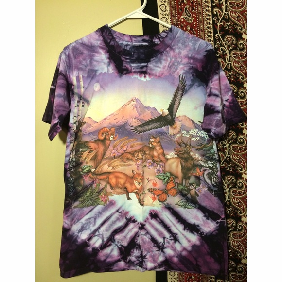 UO The Mountain TyeDye Tee