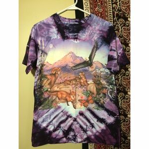 UO The Mountain TyeDye Tee