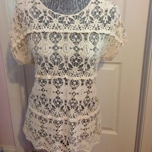 Beautiful Cream lace top
