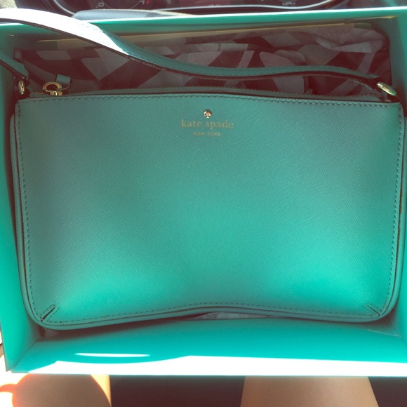 Kate spade Tiffany blue cross body purse
