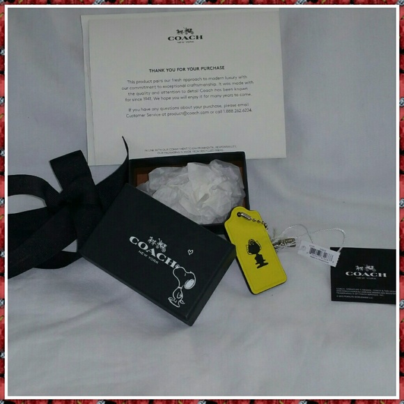 Coach limited edition Peanuts Sally fob