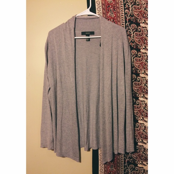 F21 Open Knit Cardigan