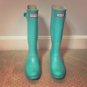 Tiffany Blue Hunter Rain Boots