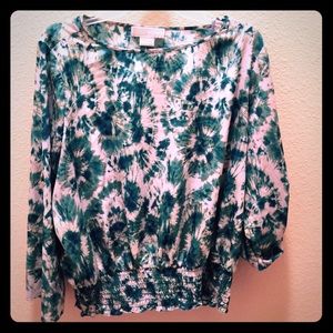 Michael Kors Blouse. Vibrant shades of blue