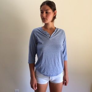Pale blue Henley