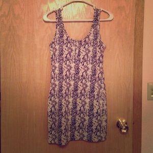 Snake skin printed dress