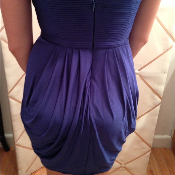 BCBG Royal Blue One Shoulder Dress. Worn once. - Picture 5 of 5